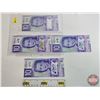 Image 1 : Canada $5 Bills 2018 (3 Consecutive + 1 Near): - Wilkins/Poloz #FTY7907913-914-915 - Wilkins/Poloz #
