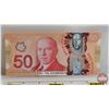 Image 4 : Canada $50 Bills 2012 (3) :  - Macklem/Carney #AMA8195947 - Macklem/Carney #AME8990832 - Macklem/Car