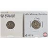 Image 3 : New Zealand Coins (8) : - 1934 Three Pence - 1934 Three Pence - 1934 Three Pence - 1946 Three Pence 