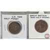 Image 6 : Great Britain Half Penny (12): 1929; 1931; 1939; 1939; 1941; 1941; 1942; 1943; 1944; 1945; 1945; 194