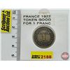 Image 1 : France 1922 Token : Good for 1 Franc