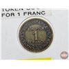 Image 2 : France 1922 Token : Good for 1 Franc