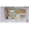 Image 5 : Canada $100 Bills 2004 (4):  - Jenkins/Dodge #EJF5702040 - Jenkins/Dodge #EJE7726711 - Jenkins/Dodge