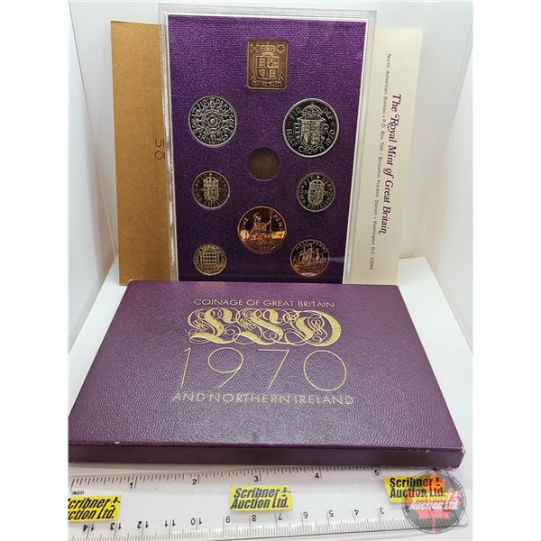 Royal Mint: Coinage of Great Britain and Northern Ireland 1970 : Eight Coin Proof Set