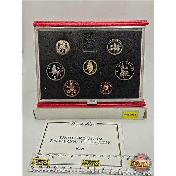 British Royal Mint : United Kingdom Proof Coin Collection 1988