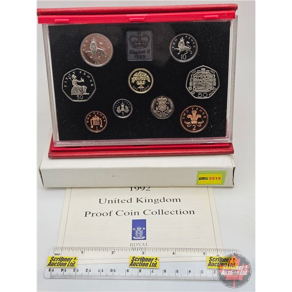 British Royal Mint : United Kingdom Proof Coin Collection 1992