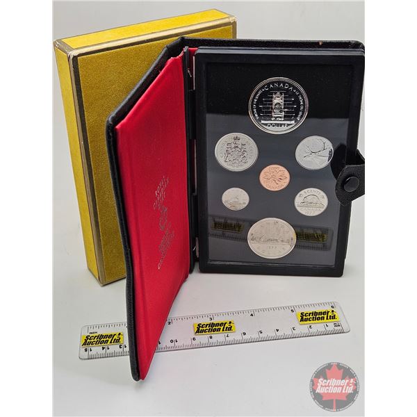 RCM Canada 1977 Double Dollar Proof Set : Throne of the Senate (Consignor Note: SWL)