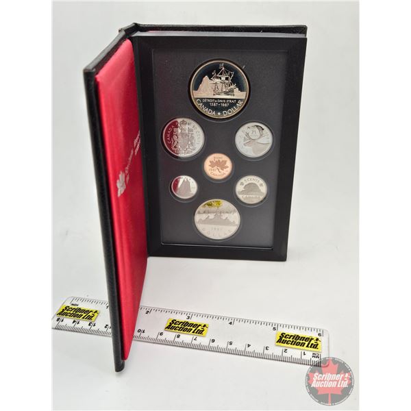 RCM Canada 1987 Double Dollar Proof Set : Detroit de Davis Strait