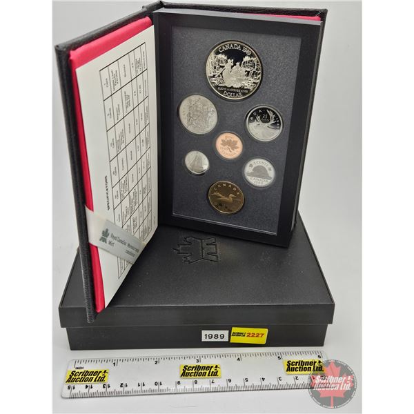 RCM Canada 1989 Double Dollar Proof Set : Fleuve Mackenzie River