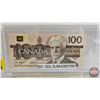 Image 2 : Canada $100 Bills 1988 (2) : - Knight/Thiessen #BJM4260766 - Knight/Thiessen #BJM4260865