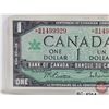 Image 2 : Canada $1 Bill 1967 *Replacement : Beattie/Rasminsky # *BM1499929