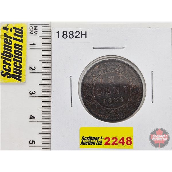 Canada Large Cent 1882H