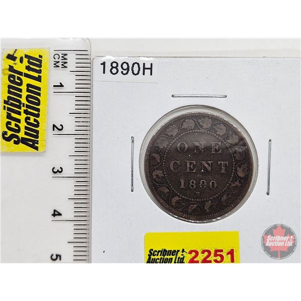 Canada Large Cent 1890H