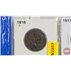 Image 2 : Canada Large Cent (4): 1916; 1917; 1918; 1919