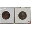 Image 7 : Canada Large Cent (4): 1916; 1917; 1918; 1919