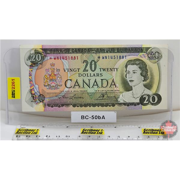 Canada $20 Bill 1969 *Replacement : Lawson/Bouey # *WN1451881