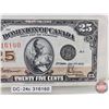 Image 3 : Dominion of Canada Twenty Five Cent 1923 "Shinplaster" : McCavour/Saunders #316160