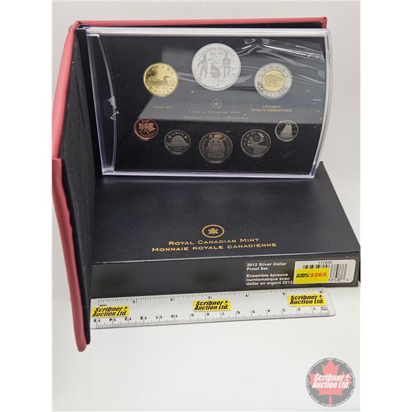 RCM Canada 2012 Silver Dollar Proof Set (COA) (Dollar is 99.99%)