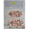 Image 1 : Canada $2 Bills 1986 (2) : Thiessen/Crow #EGK6438174 ; #EGL5405723