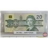 Image 4 : Canada Bills (3): - $20 Bill 1991 : Knight/Thiessen #AWI1742926 - $50 Bill 1988 : Knight/Dodge #FMB7