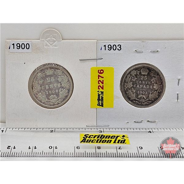 Canada Twenty Five Cent (2): 1900; 1903