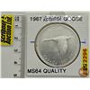 Image 1 : Canada Dollar 1967 (Rotated Goose)