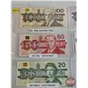 Image 2 : Canada Bills ~ Bird Series Collector Combo (6):  - $2 Bill 1986 : Thiessen/Crow #EBN8393333 - $5 Bil