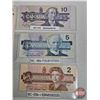 Image 3 : Canada Bills ~ Bird Series Collector Combo (6):  - $2 Bill 1986 : Thiessen/Crow #EBN8393333 - $5 Bil