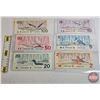 Image 4 : Canada Bills ~ Bird Series Collector Combo (6):  - $2 Bill 1986 : Thiessen/Crow #EBN8393333 - $5 Bil