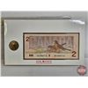 Image 8 : Canada's $2 Uncirculated Coin, Bank Note & Stamp Set 1996