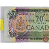 Image 2 : Canada $20 Bill 1969 *Replacement : Beattie/Rasminsky # *EB2171554
