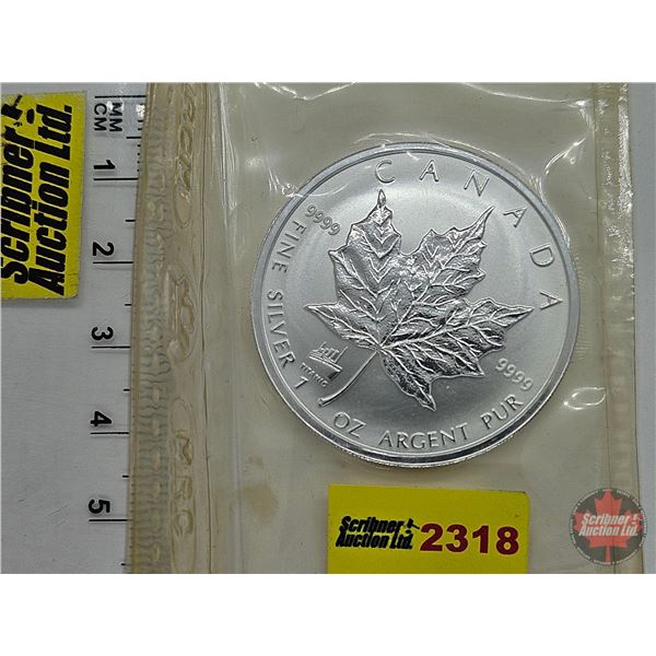 RCM Canada $5 Maple Leaf : Fine Silver 1oz (9999) (GST Exempt)