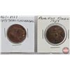 Image 4 : Royal / Monarch Medallions (4) : - (2) Queen Elizabeth II Coronation  - Confederation 1867-1927 - Ro