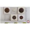Image 5 : Royal / Monarch Medallions (4) : - (2) Queen Elizabeth II Coronation  - Confederation 1867-1927 - Ro