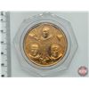 Image 3 : Medallion : 1969 Apollo XI Men on the Moon (Copper-Colour) (Capsule)
