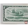 Image 5 : Canada $1 Bill 1954 *Replacement "Miscut" : Beattie/Rasminsky # *IO0602179