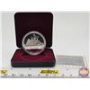 Image 1 : RCM Canada 1987 Silver Dollar : Detroit de Davis Strait (Black Case)