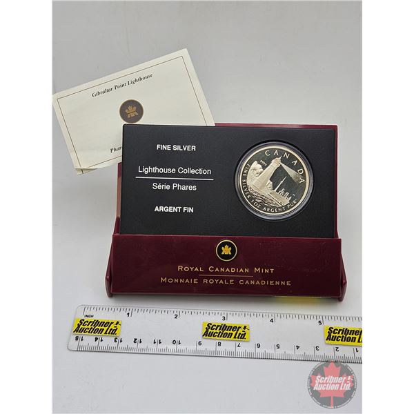 RCM Canada 2005 $20 Fine Silver : Gibraltar Point Lighthouse (COA #02304) (99.99%) (GST Exempt)