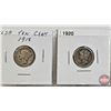 Image 2 : USA Ten Cent (8): 1918; 1920; 1923; 1934; 1935; 1936D; 1937; 1939