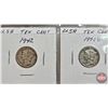 Image 5 : USA Ten Cent (8): 1940; 1940D; 1941; 1941S; 1941; 1941D; 1942; 1942D