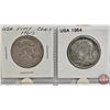 Image 2 : USA Fifty Cent (8) : 1961D; 1964; 1964; 1964; 1964; 1964; 1964; 1966