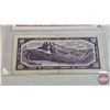 Image 8 : Canada $1 Bills 1954 (3):  - $1 Bill : Lawson/Bouey #YF3553594 - $2 Bill : Beattie/Rasminsky #Xu8062
