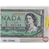 Image 3 : Canada $1 Bill 1954 *Replacement : Beattie/Rasminsky # *AA0172243