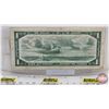 Image 4 : Canada $1 Bill 1954 *Replacement : Beattie/Rasminsky # *AA0172243