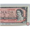 Image 3 : Canada $2 Bill 1954 : Bouey/Rasminsky #IG3676304
