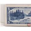 Image 5 : Canada $5 Bill 1954 : Beattie/Rasminsky #IX7403471