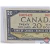 Image 2 : Canada $20 Bill 1954 : Beattie/Rasminsky #CW6025423