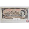 Image 3 : Canada $100 Bills 1954 (3 Signature Varieties) : - Lawson/Bouey #BJ9459830 - Beattie/Rasminsky #BJ44