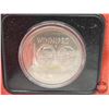 Image 2 : RCM Canada 1974 Silver Dollar : Winnipeg (Black Case)