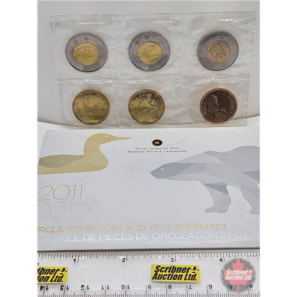 RCM Canada 2011 2012 Circulation Coin and Test Token Set